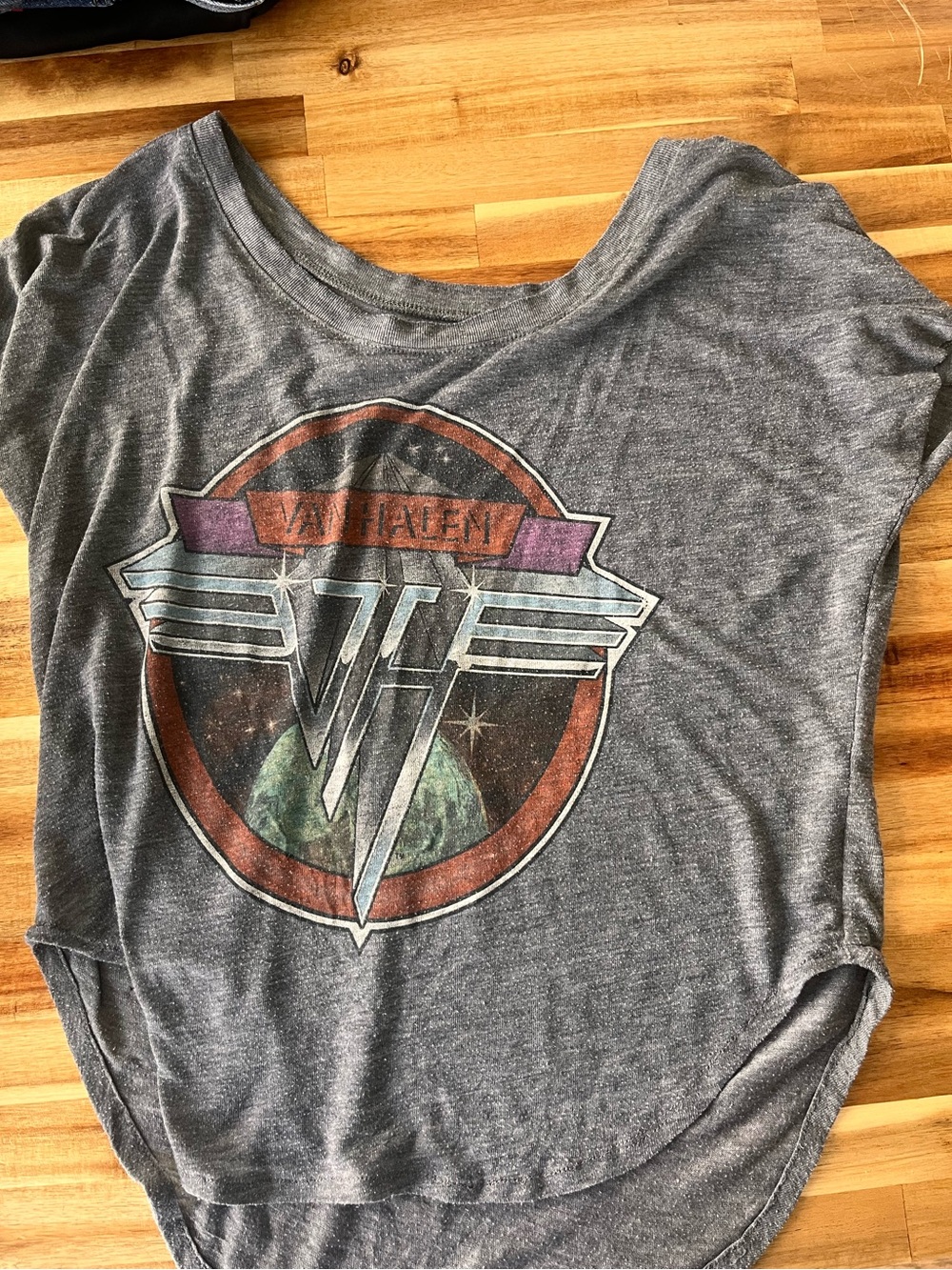 Vintage Van Halen Shirt Gray Women’s Tee